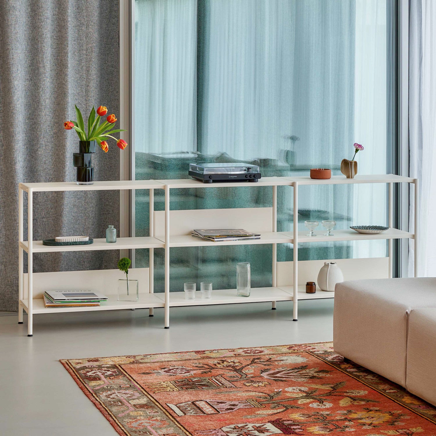 tiptoe-regal-unit-h75-bis-85-x-b244cm-pulverbeschichteter-stahl image 2