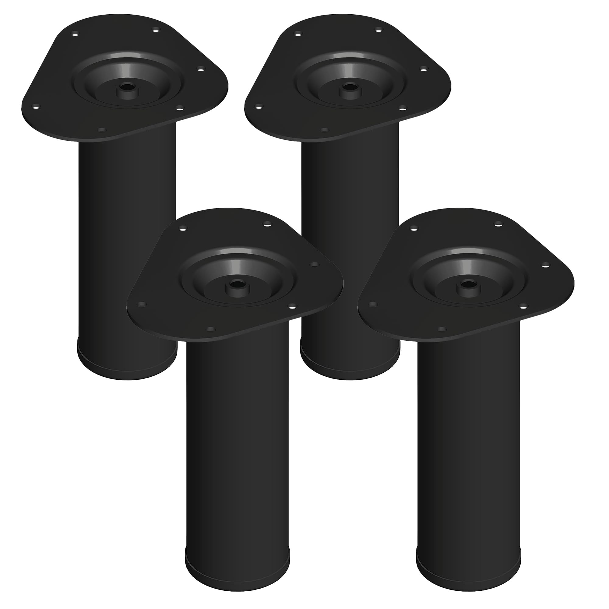 element-system-stahlrohrf-e-rund-20-cm-schwarz-4er-set image 1