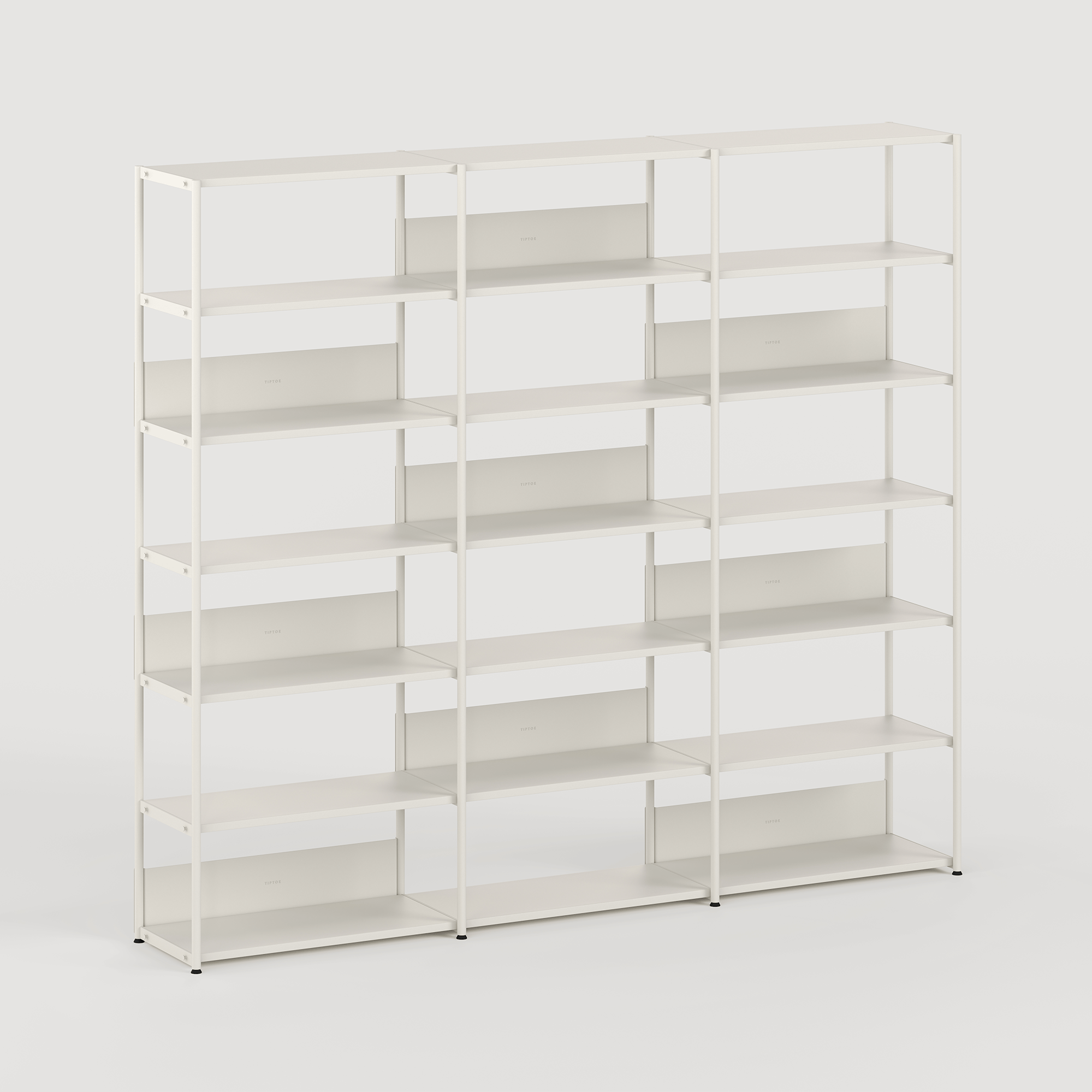 tiptoe-unit-regal-h180-215-x-b244cm-pulverbeschichteter-stahl image 1