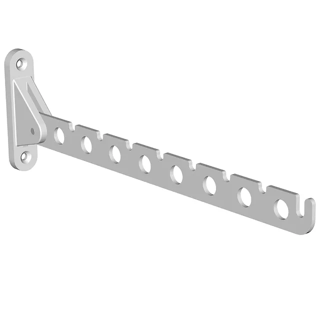 element-system-laura-kleiderl-fter-klappbare-wand-kleiderstange-300-mm-wei image 1