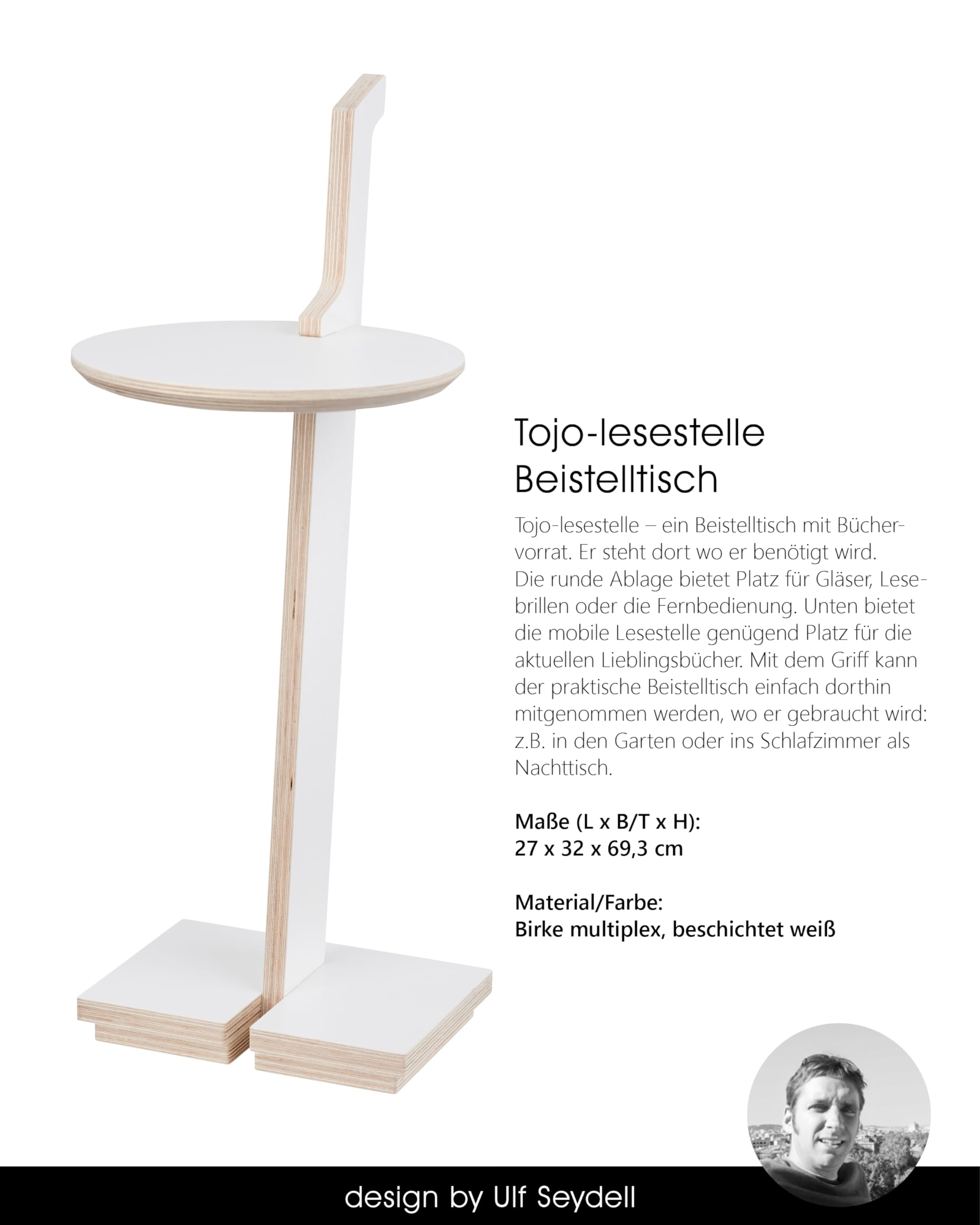 tojo-lesestelle-mobiler-beistelltisch-rund-27-x-32-x-69-3-cm-wei image 4