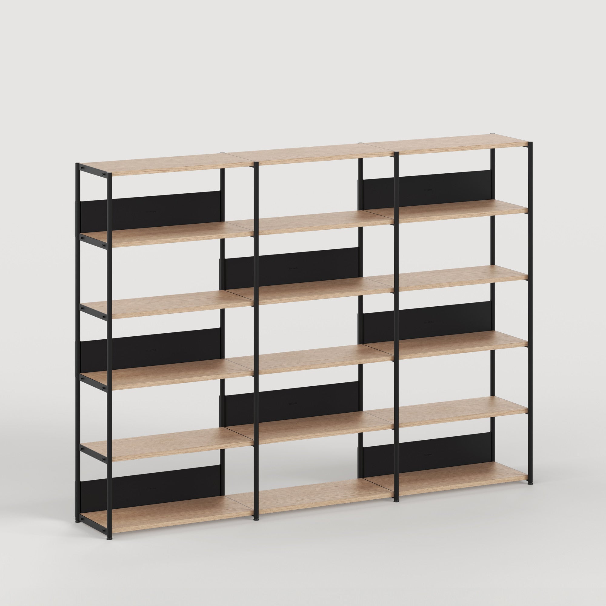 tiptoe-unit-regal-h180-215-x-b244cm-ko-zertifiziertes-holz image 1