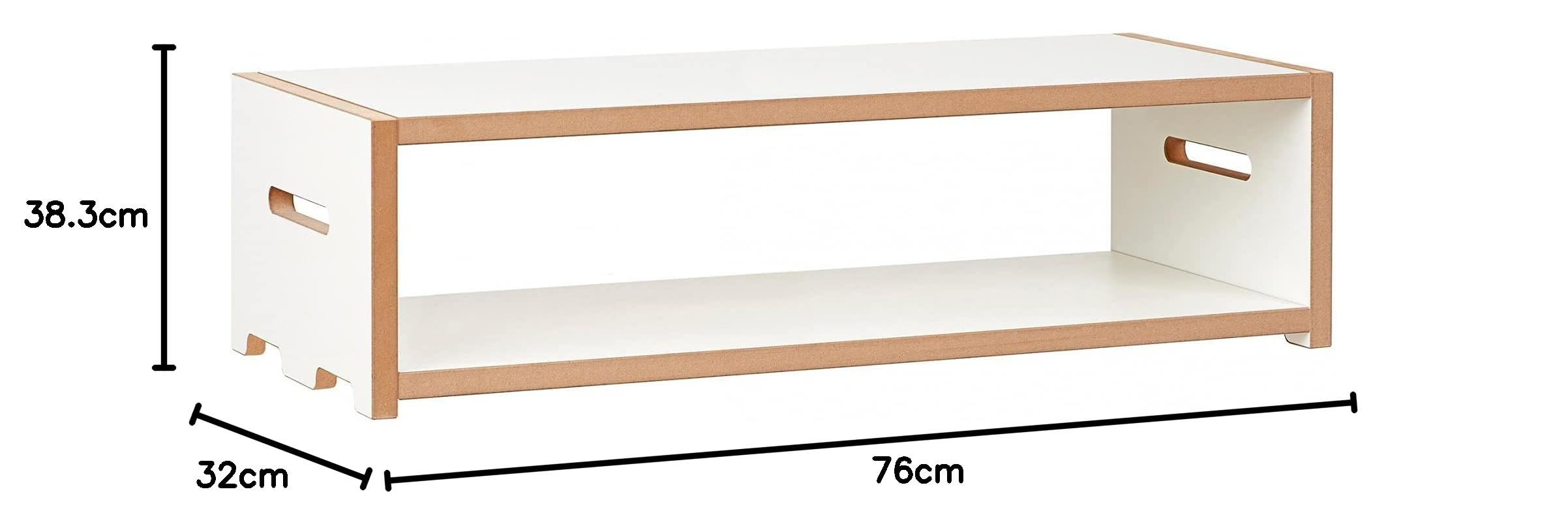 tojo-hochstapler-grundmodul-niedrig-mdf-wei image 3