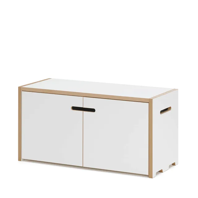 tojo-hochstapler-grundmodul-mit-t-ren-mdf-regal-wei image 1