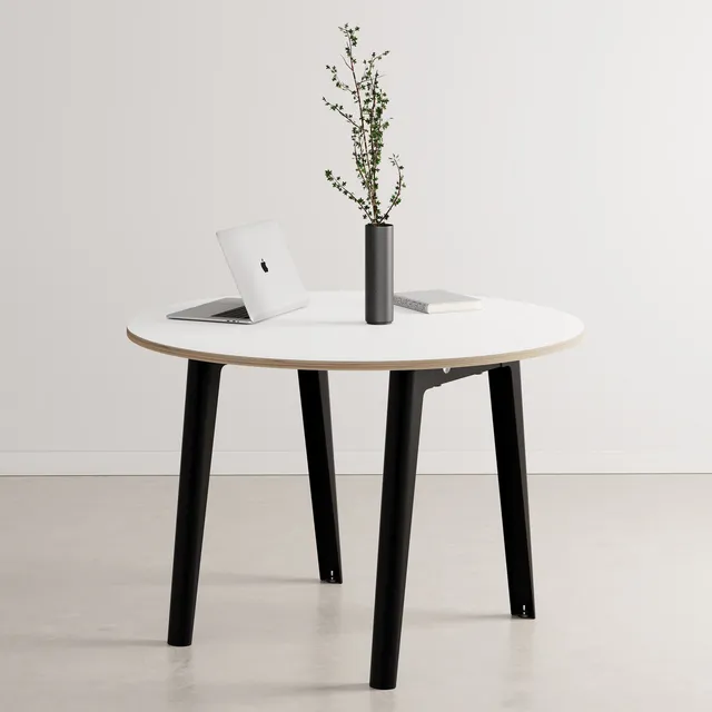 tiptoe-new-modern-runder-konferenztisch-110cm-wei image 1