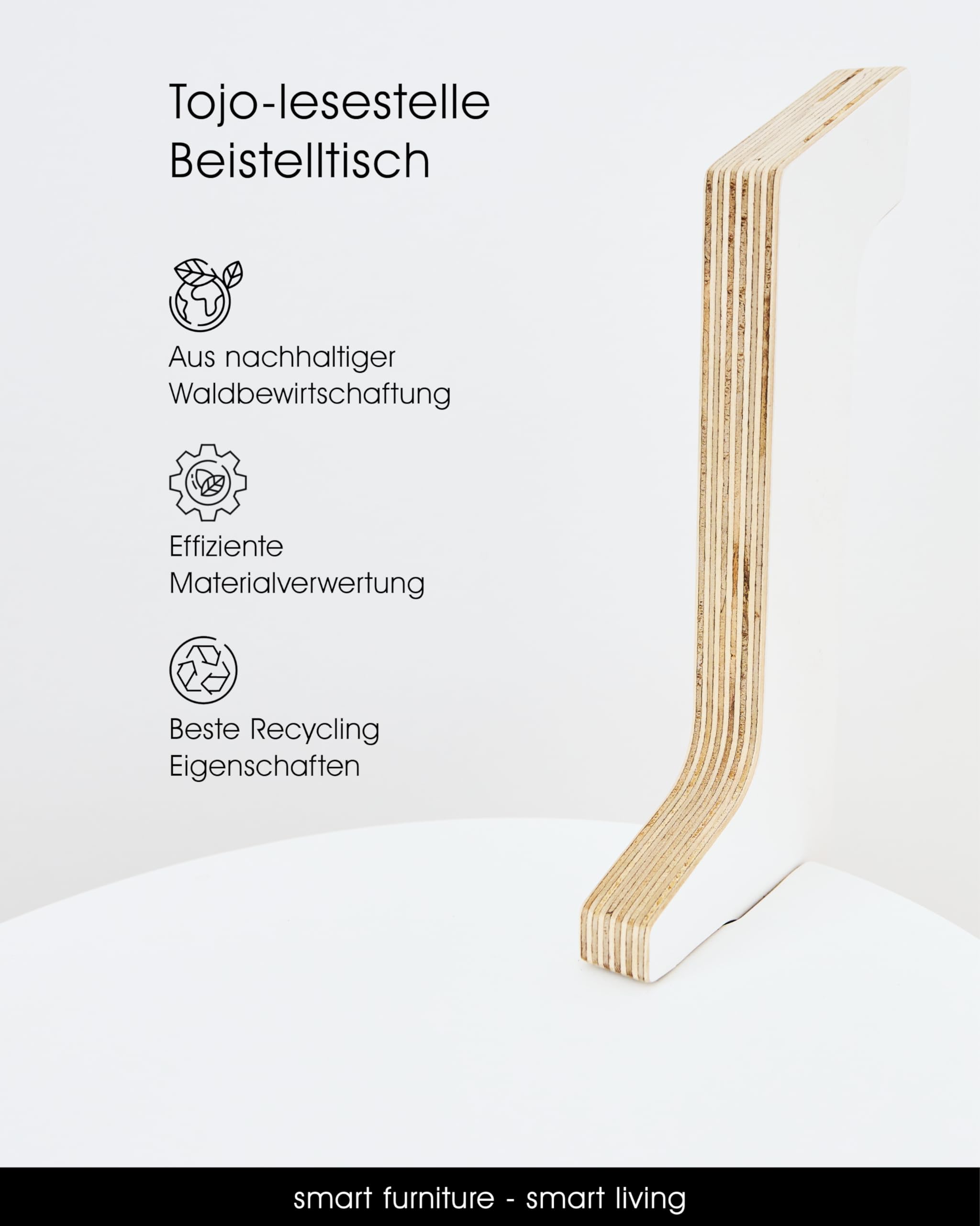 tojo-lesestelle-mobiler-beistelltisch-rund-27-x-32-x-69-3-cm-wei image 5