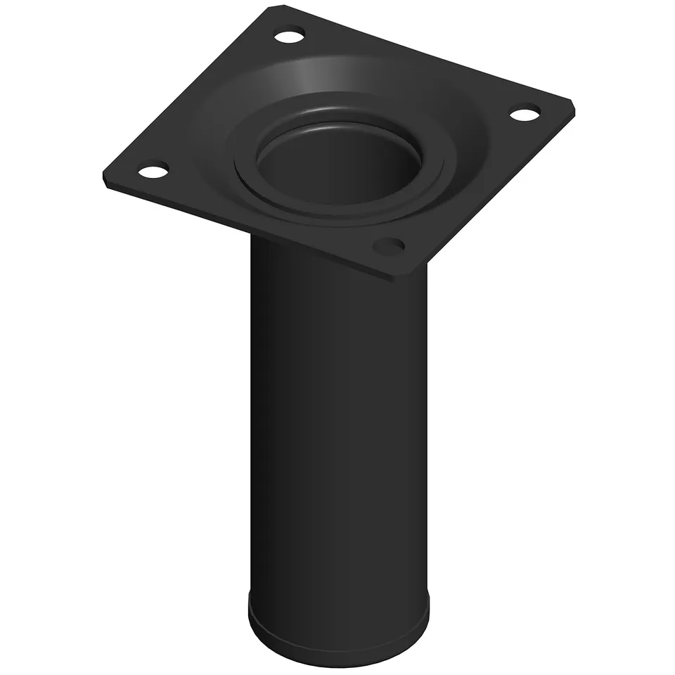 element-system-stahlrohrf-e-rund-10-cm-30-mm-schwarz-4-st-ck image 1