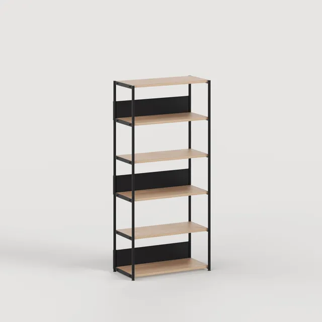tiptoe-unit-regal-h180-215-x-b84cm-ko-zertifiziertes-holz image 1