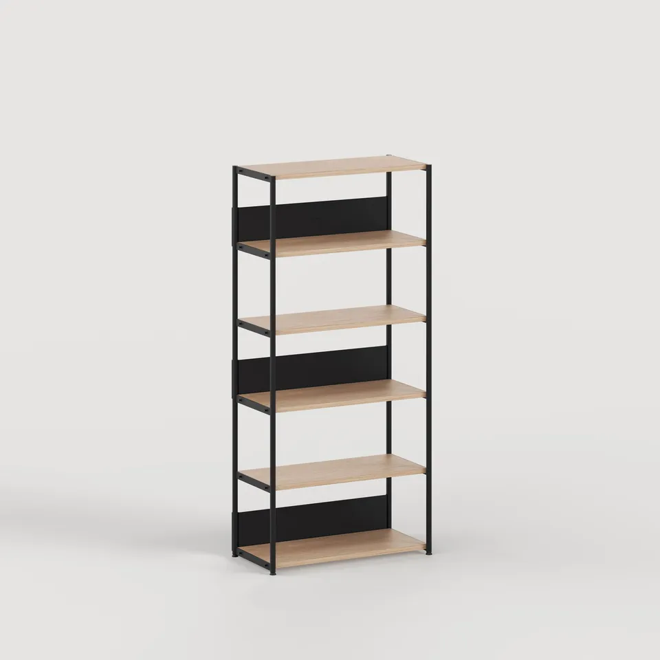 tiptoe-unit-regal-h180-215-x-b84cm-ko-zertifiziertes-holz image 1