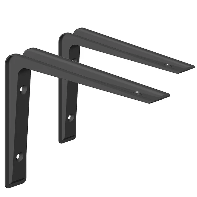 element-system-18133-00456-wandkonsole-80-x-120-mm-schwarzmatt-stahl image 1