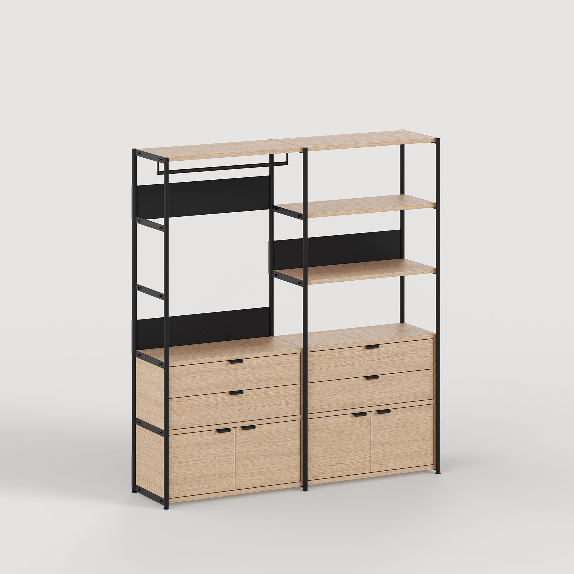 tiptoe-unit-kleiderschrank-h180-215-x-b164-cm-ko-zertifiziertes-holz image 8