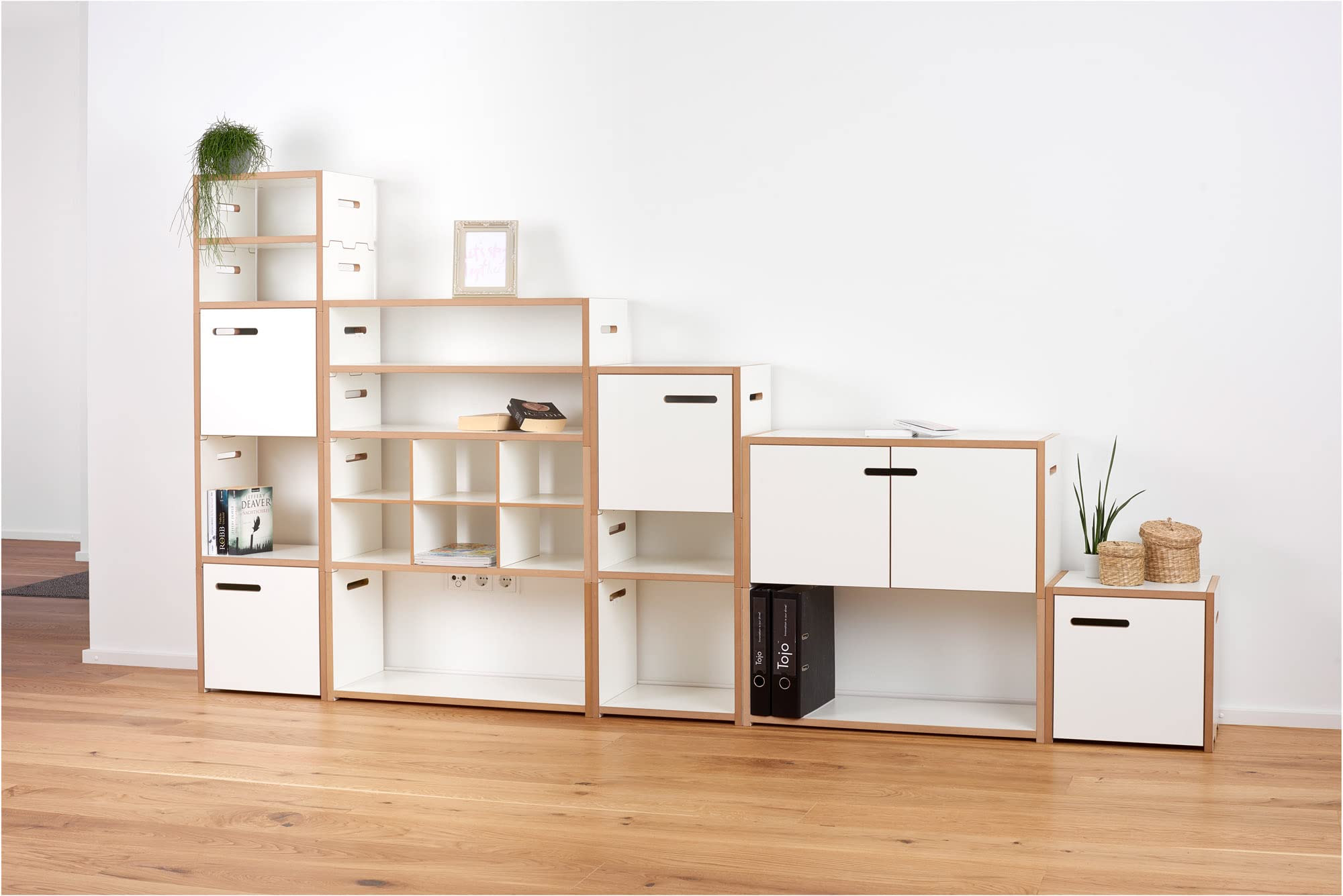 tojo-hochstapler-grundmodul-mit-t-ren-mdf-regal-wei image 2
