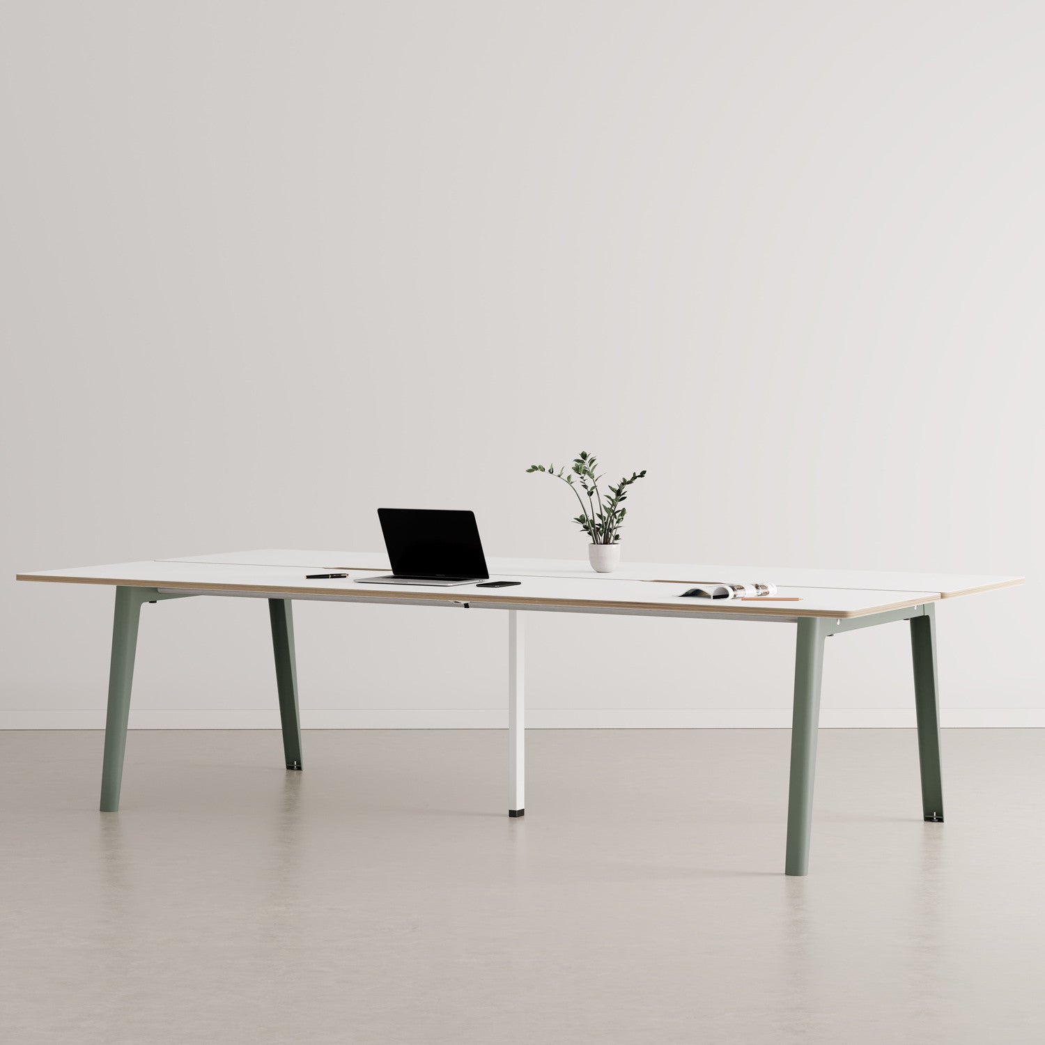 tiptoe-new-modern-open-space-schreibtisch-4-pl-tze-multiplex-wei image 7