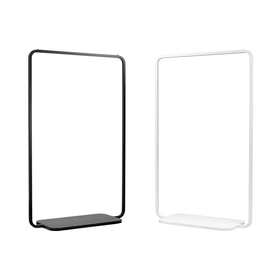natural-goods-berlin-kleiderst-nder-radius-offene-metall-garderobe-mit-schuhabla image 1