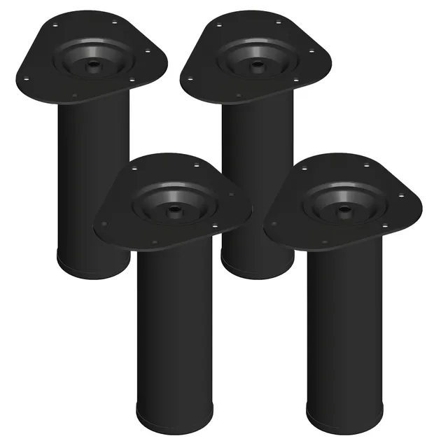 element-system-stahlrohrf-e-rund-20-cm-schwarz-4er-set image 1