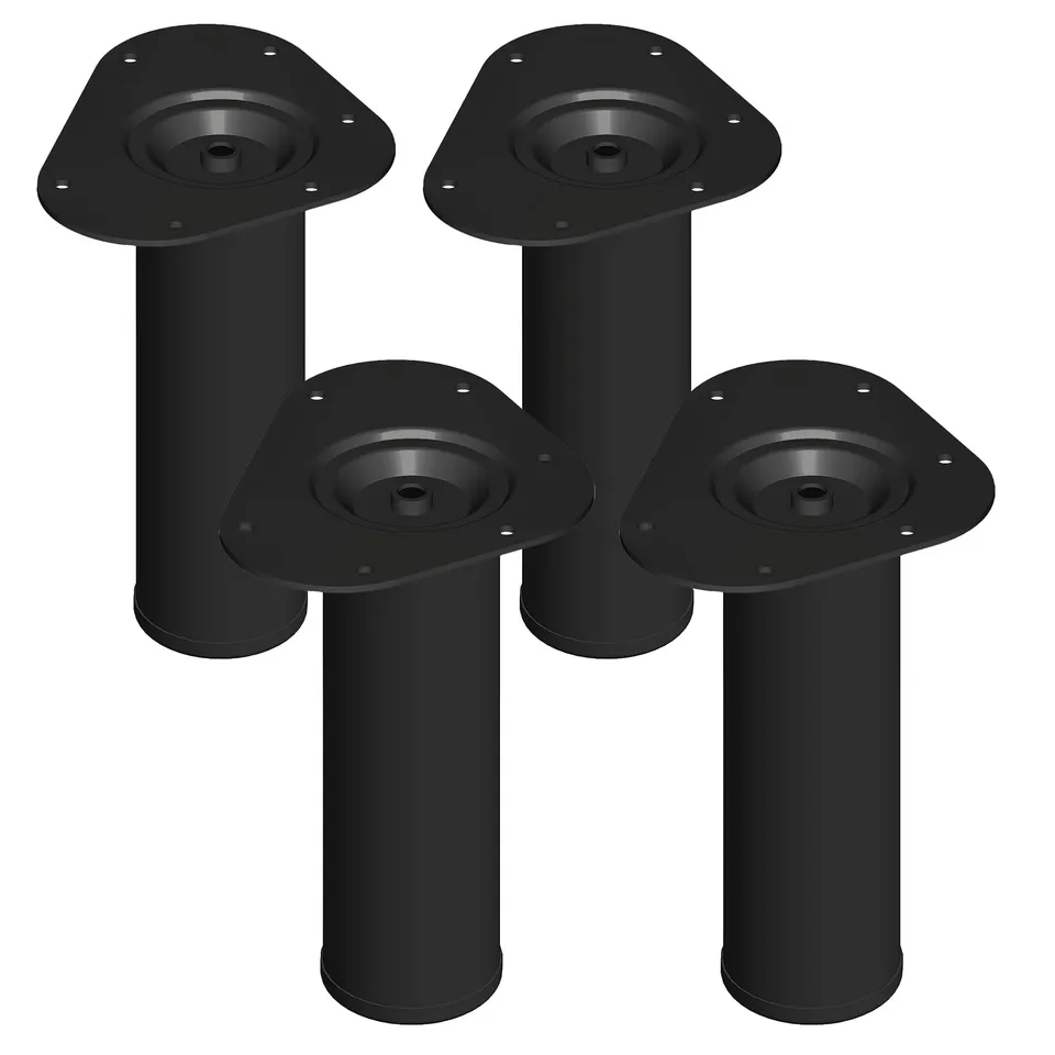 element-system-stahlrohrf-e-rund-20-cm-schwarz-4er-set image 1