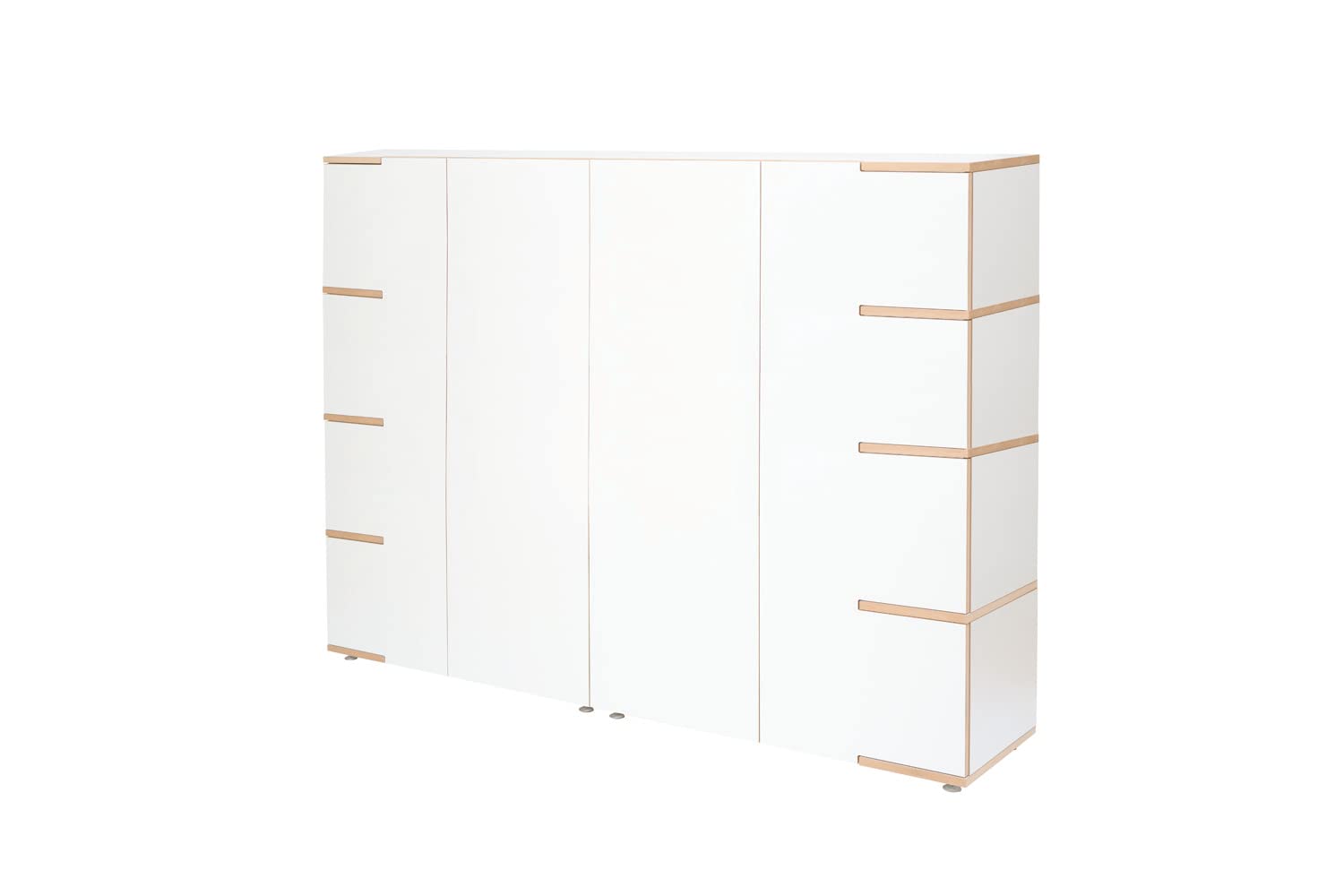 tojo-stau-high-holzschrank-200-x-45-x-145-cm-mdf-wei image 1