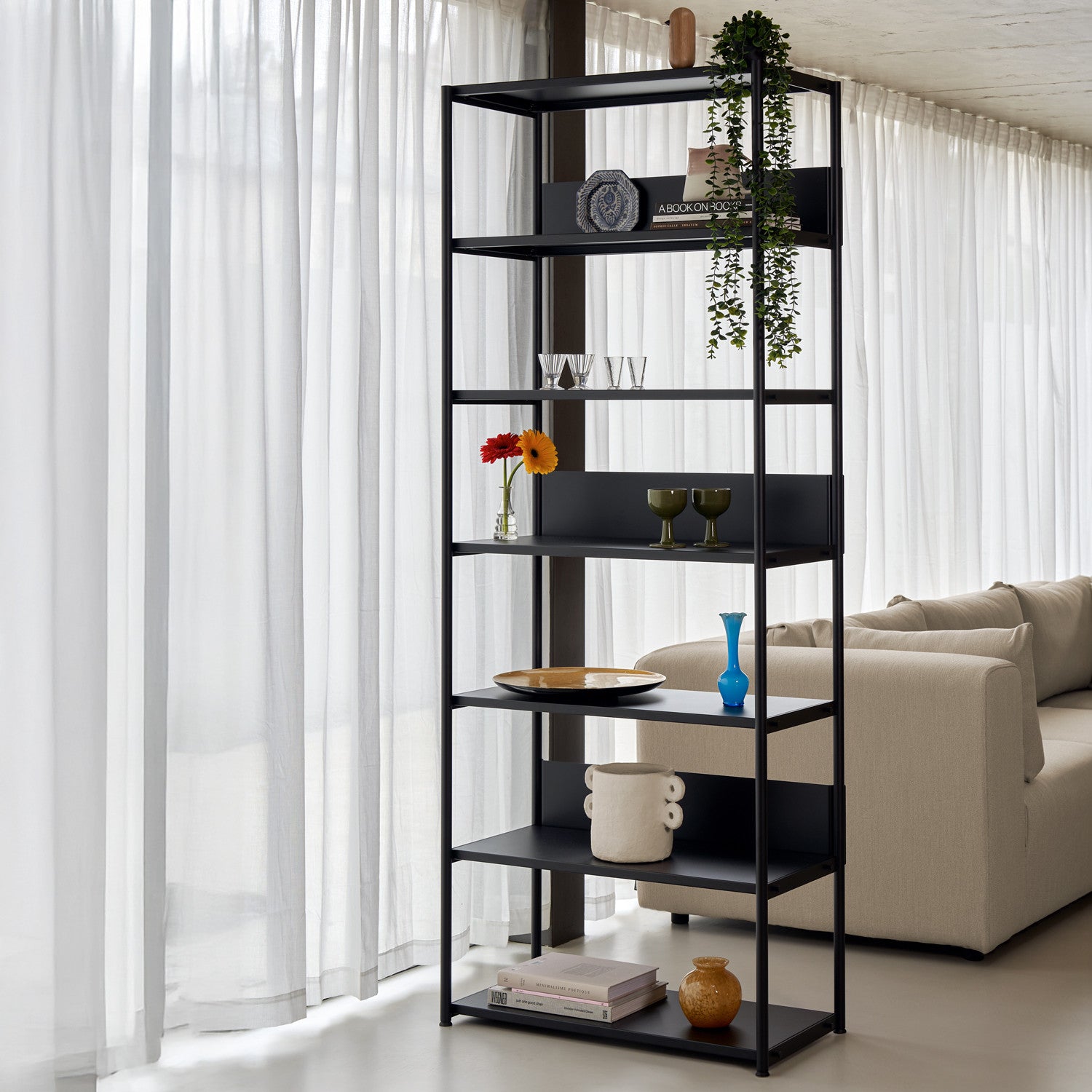 tiptoe-unit-regal-h180-215-x-b84cm-pulverbeschichteter-stahl image 2