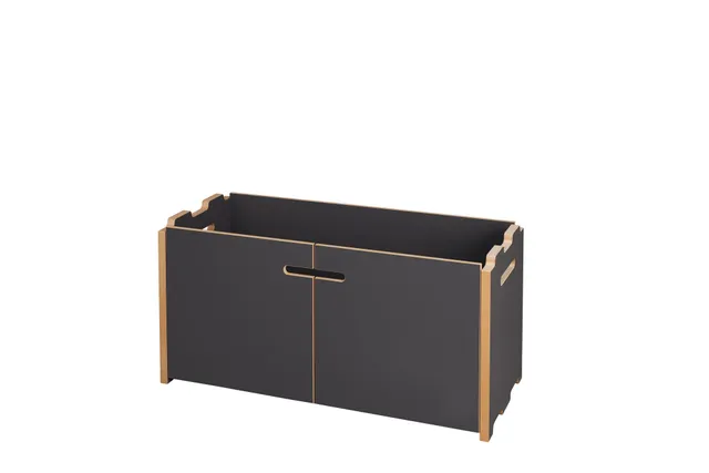 tojo-hochstapler-anbaumodul-mit-t-ren-mdf-regal-anthrazit image 1