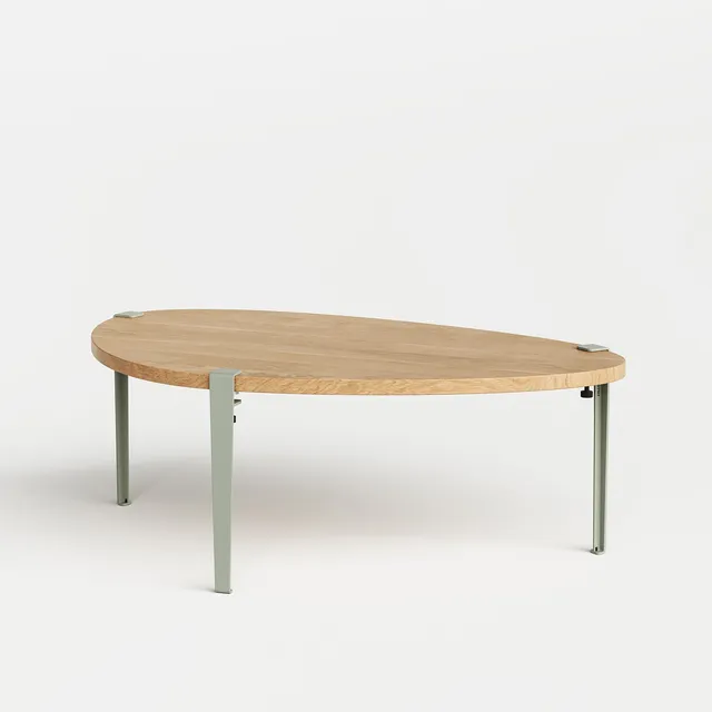 tiptoe-couchtisch-120x75cm-massive-eiche-43cm-stahlbeine image 1