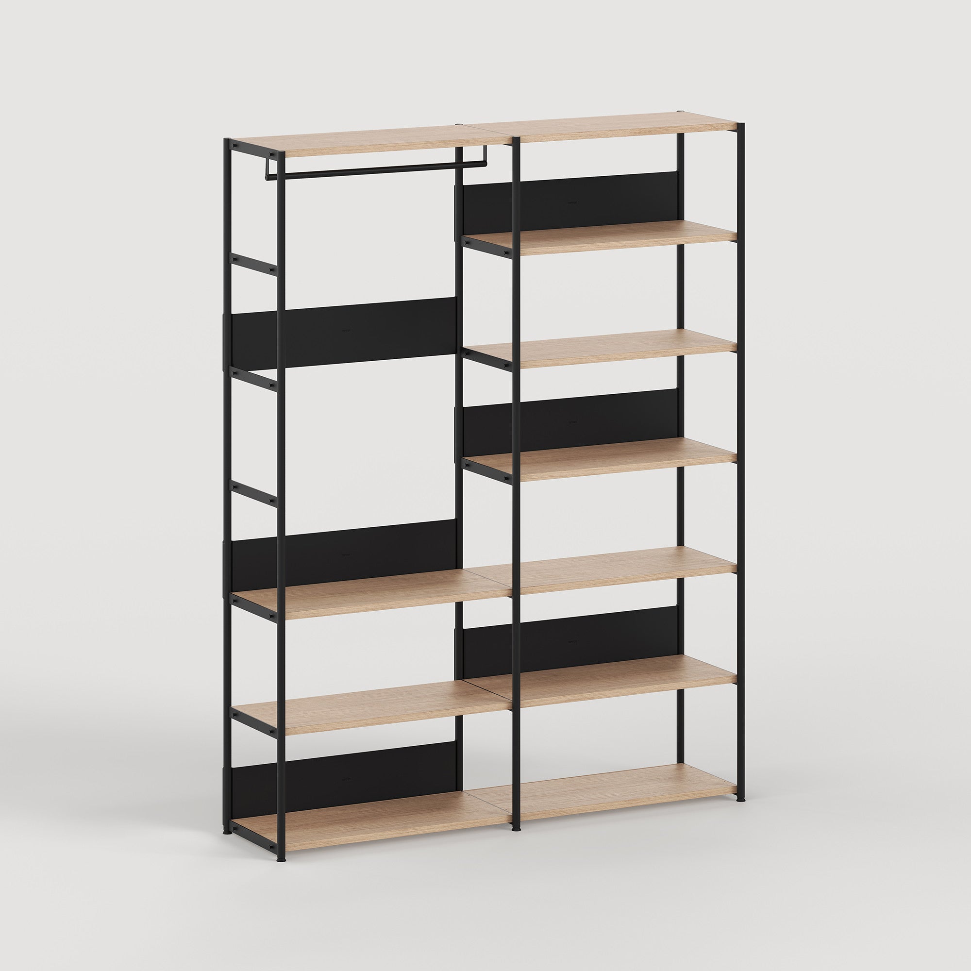 tiptoe-unit-kleiderschrank-h180-215-x-b164-cm-ko-zertifiziertes-holz image 1