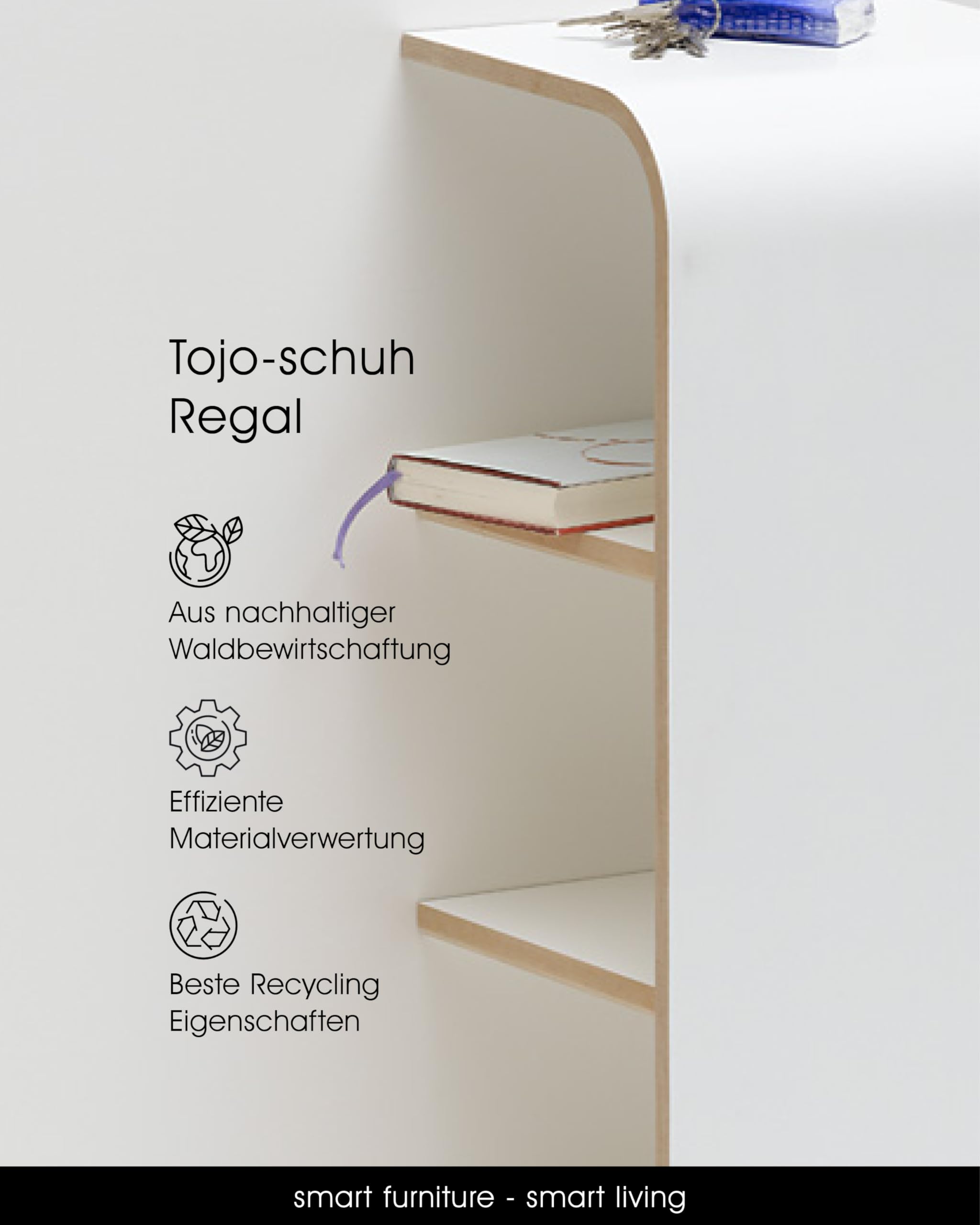 tojo-tojo-schuh-regal-offenes-designer-regal-wei-3-f-cher image 6