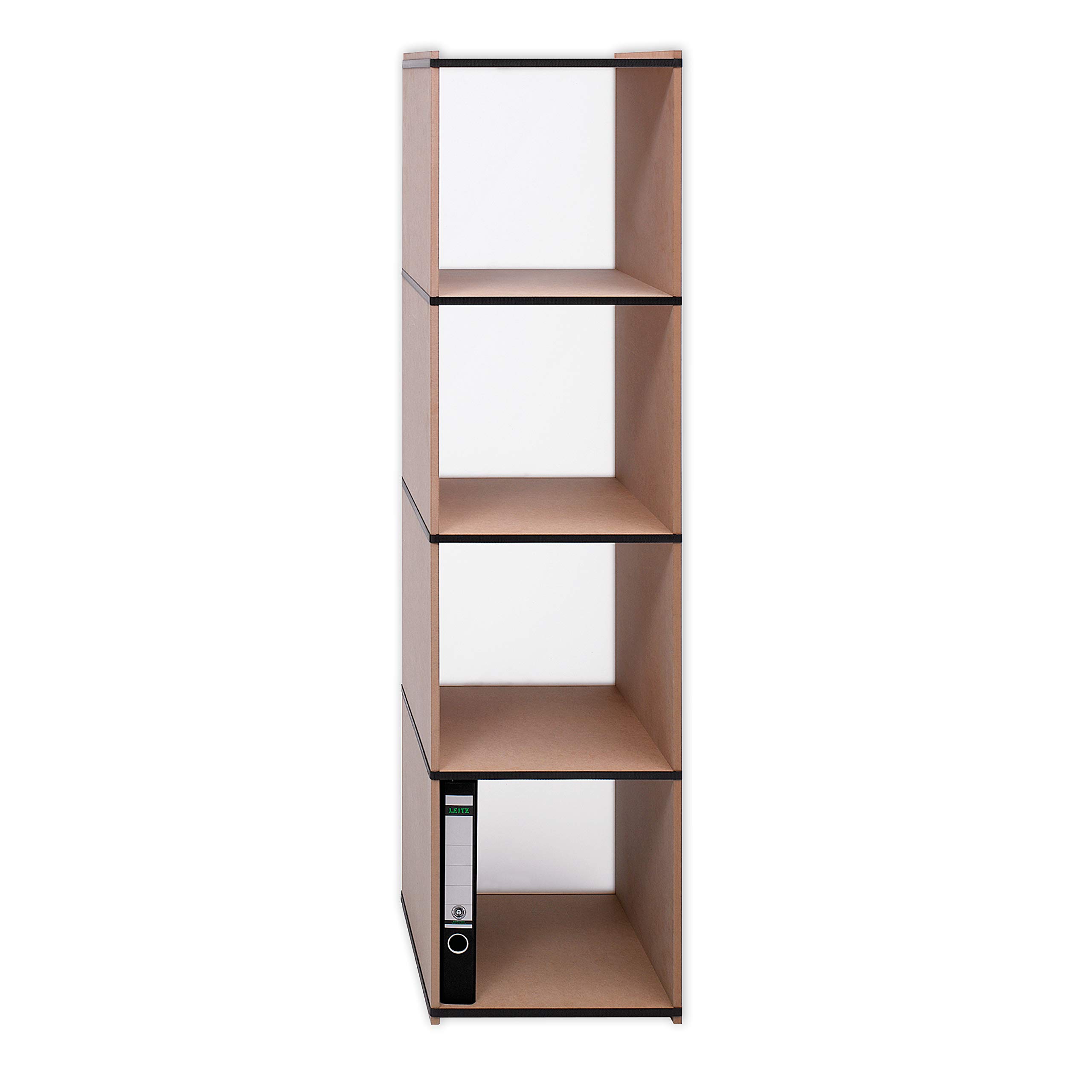 tojo-aktenpack-regalsystem-35x35x140-cm-mdf-acrylglas image 1