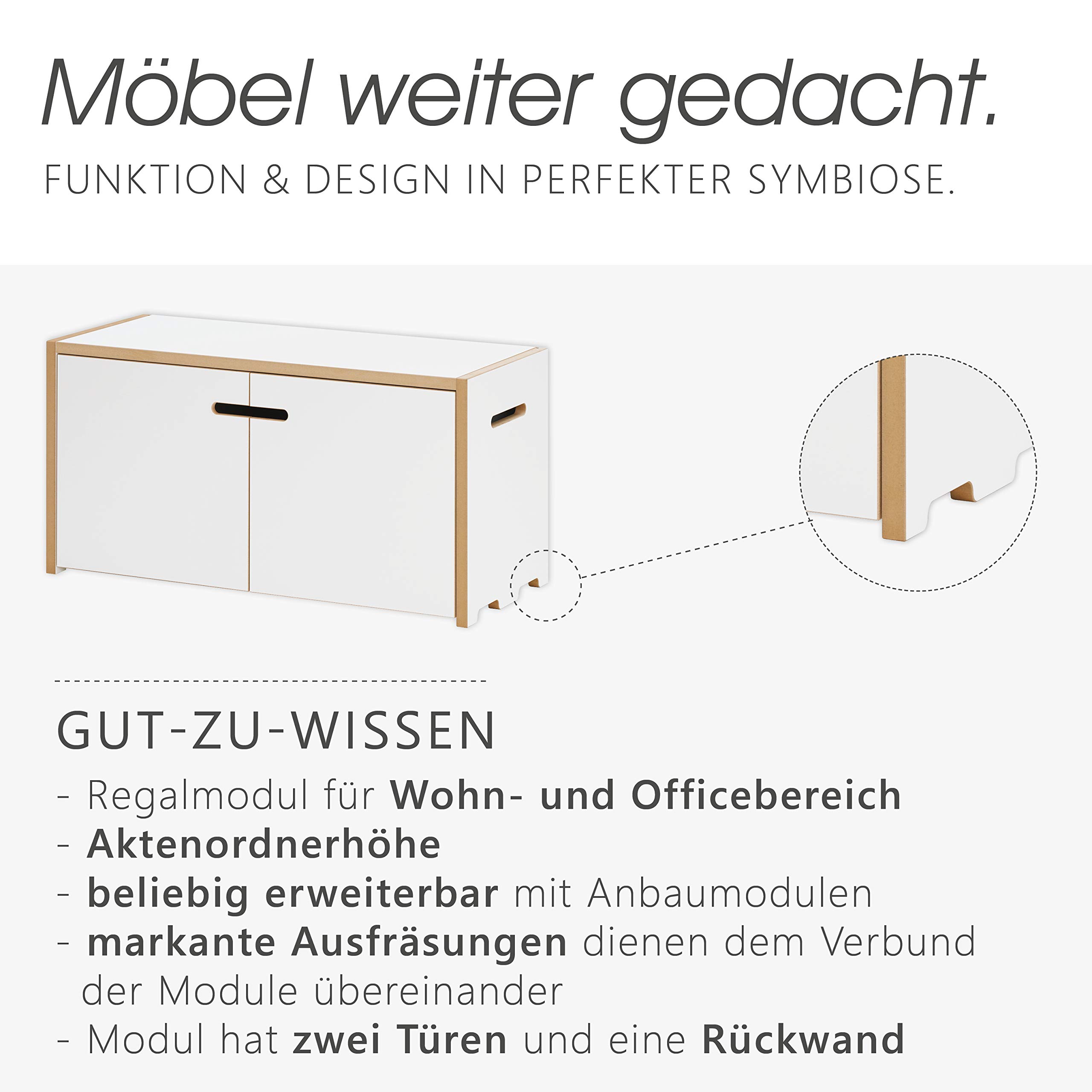 tojo-hochstapler-grundmodul-mit-t-ren-mdf-regal-wei image 8