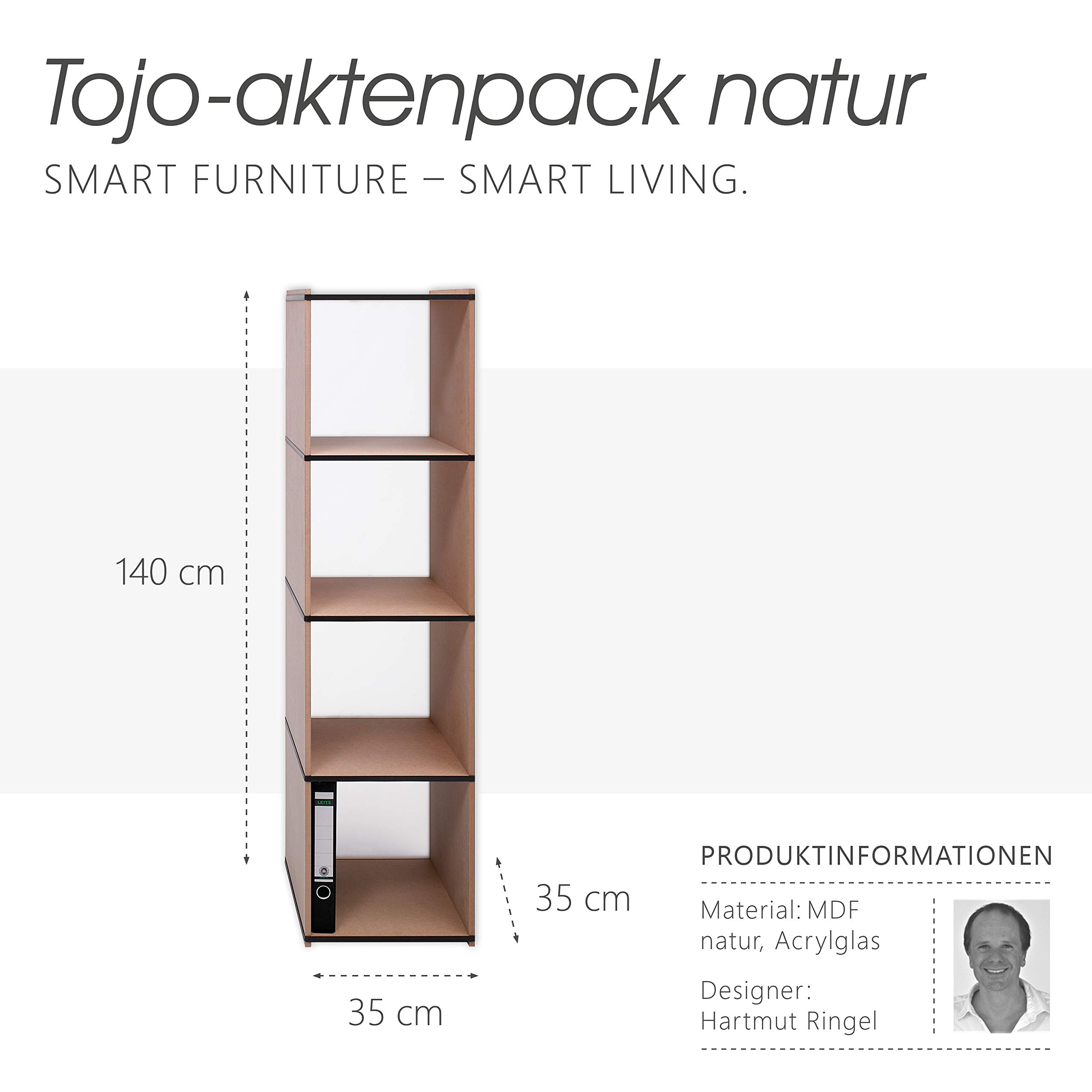 tojo-aktenpack-regalsystem-35x35x140-cm-mdf-acrylglas image 2