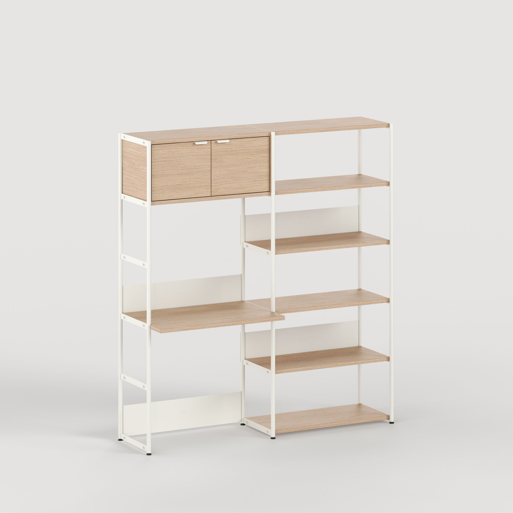 tiptoe-unit-schreibtischregal-h180-215-x-b164cm-ko-zertifiziertes-holz image 4