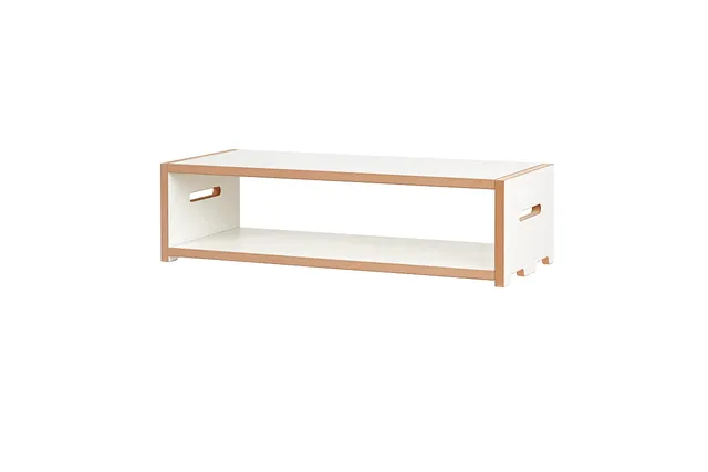 tojo-hochstapler-grundmodul-niedrig-mdf-wei image 1