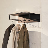 natural-goods-berlin-gard-sheet-wandgarderobe-mit-5-haken-und-3-stangen image 2