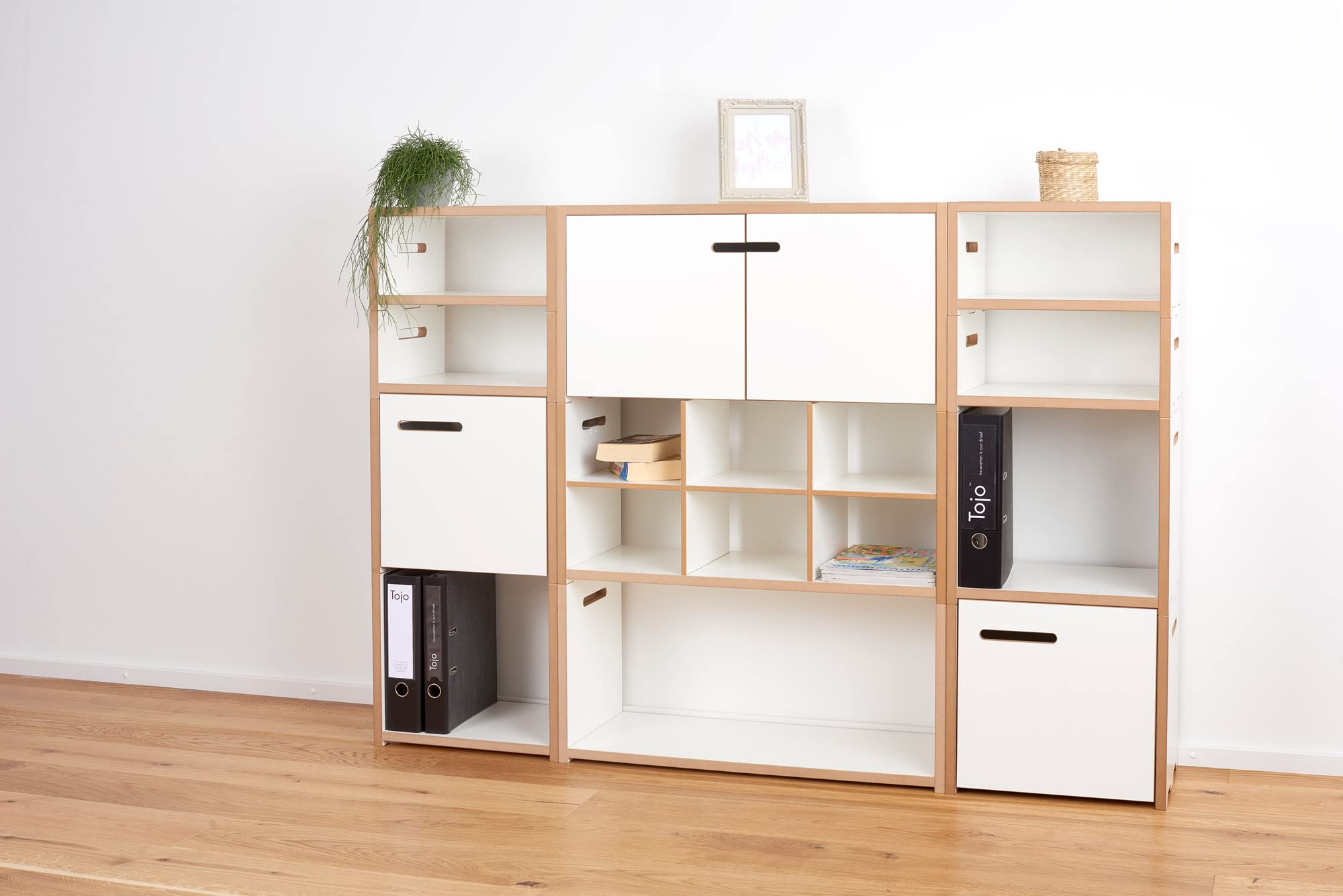 tojo-hochstapler-grundmodul-mit-t-ren-mdf-regal-wei image 5