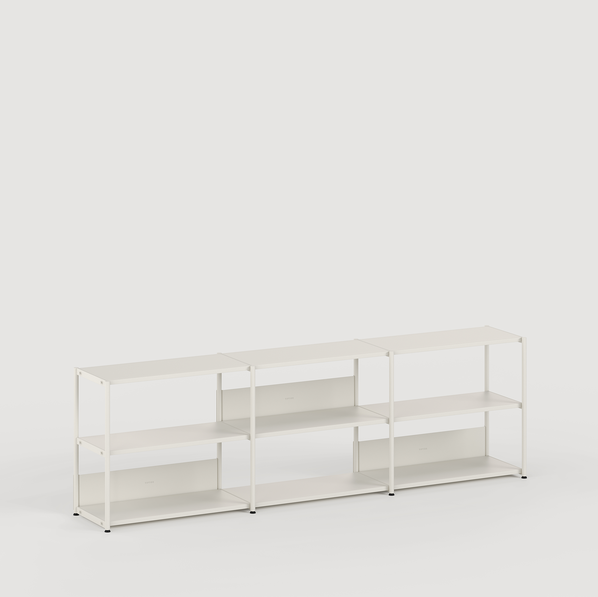 tiptoe-regal-unit-h75-bis-85-x-b244cm-pulverbeschichteter-stahl image 3