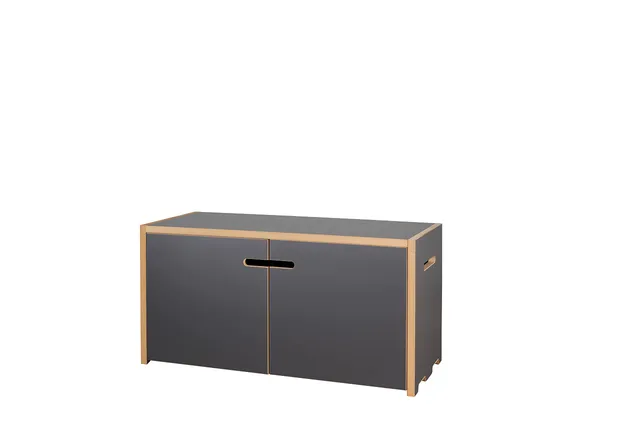 tojo-hochstapler-grundmodul-mit-t-ren-anthrazit-mdf-regal image 1