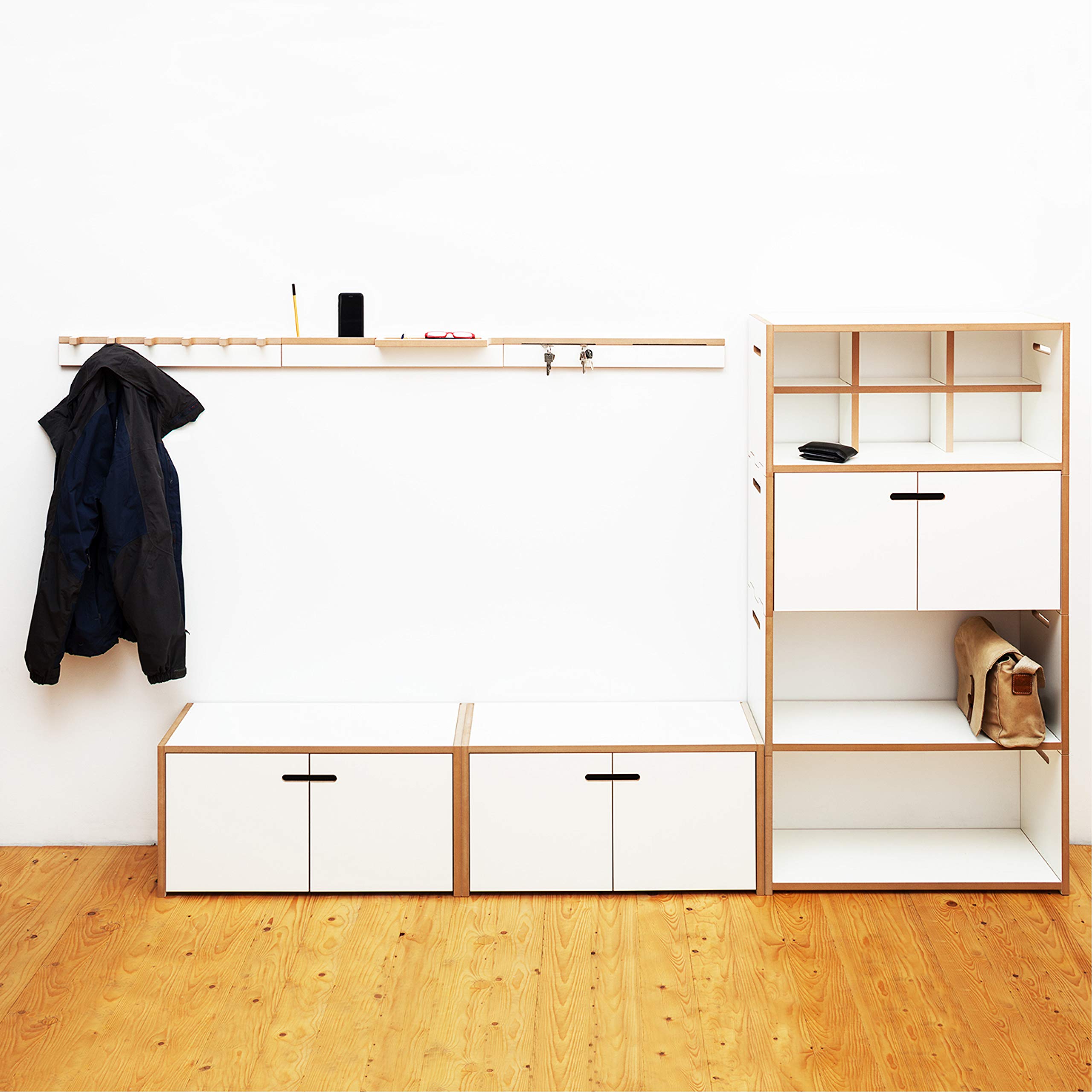 tojo-grad-i-garderobe-wandpaneel-wei-60x8-cm-mit-6-haken image 3